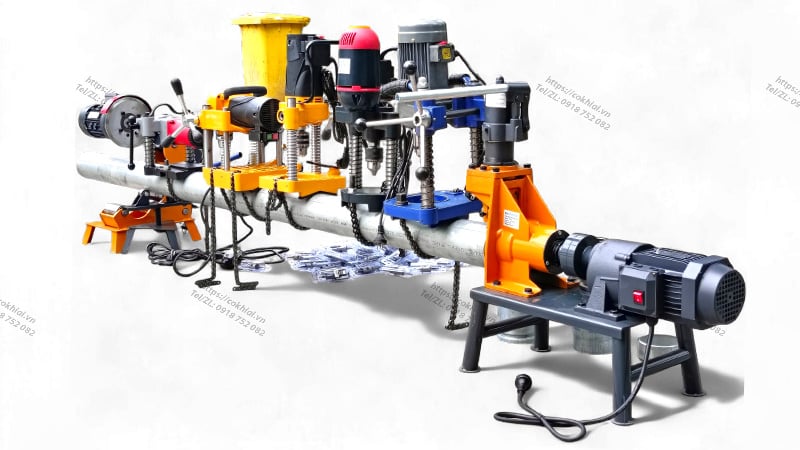 Máy khoét lỗ ống