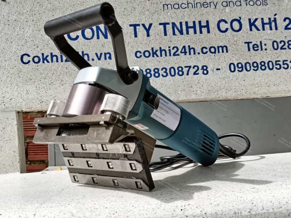 máy vát mép cầm tay gia công cạnh kim loại