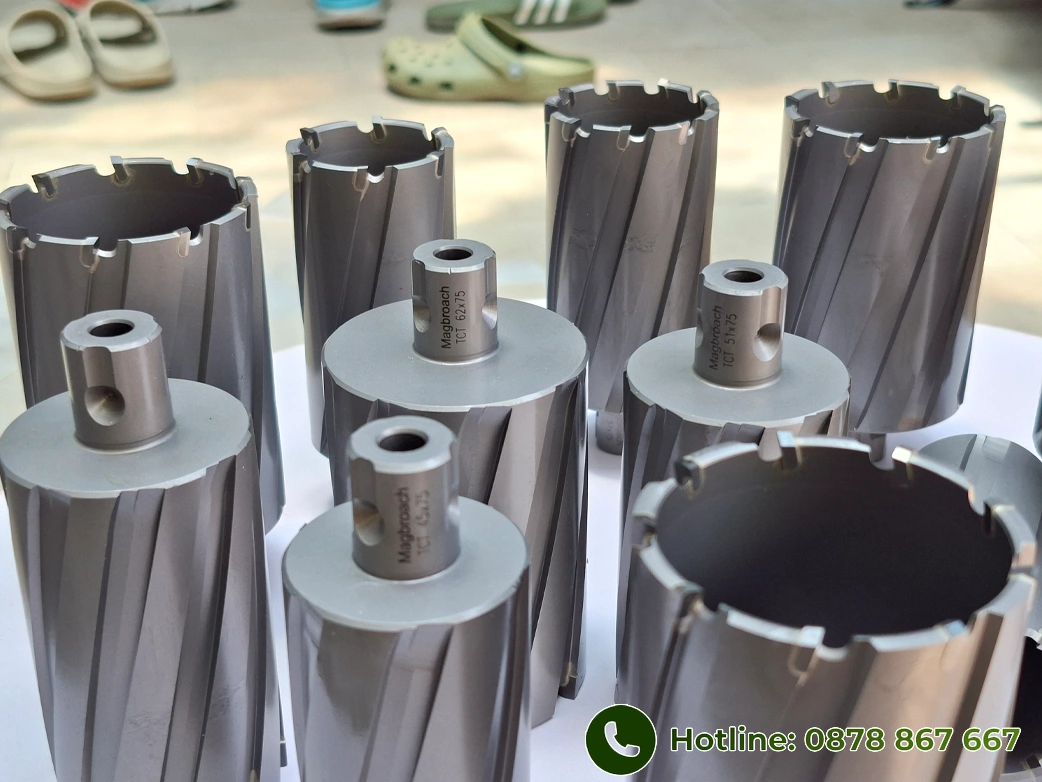 Mũi khoan từ hợp kim TCT sâu 75mm hiệu Magbroach
