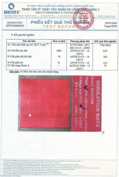 Bảng test cách điện 5KV