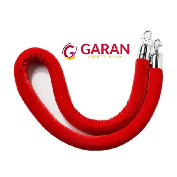 Cột chắn inox dây nhung chùng màu đen cao 95cm