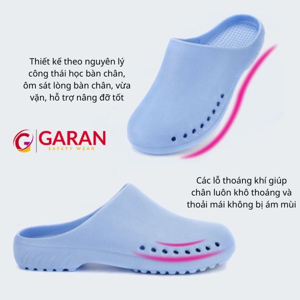 Dép y tế bệnh viện Griva EVA siêu nhẹ chống trơn trượt