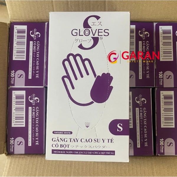 Găng tay cao su y tế có bột Sglove
