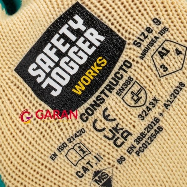 Tiêu chuẩn an toàn găng tay Safety Jogger Constructo