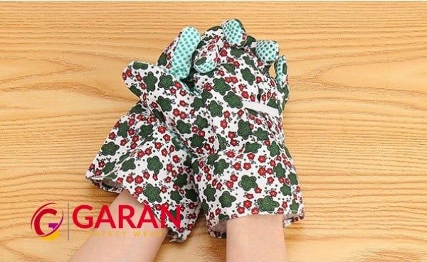 Găng tay làm vườn Cottong phủ hạt nhựa PVC