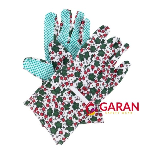 Găng tay làm vườn Cottong phủ hạt nhựa PVC