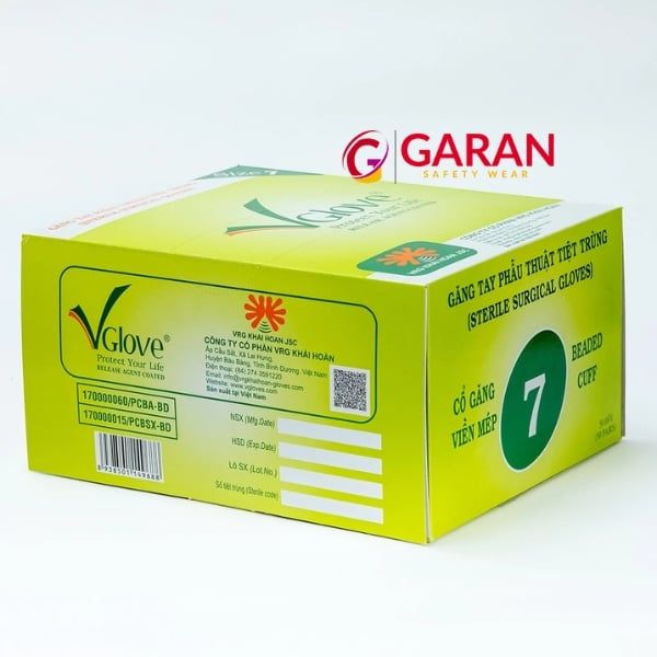 Găng tay phẫu thuật tiệt trụng Vglove có bột