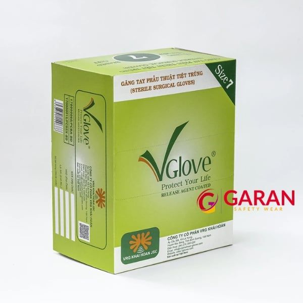 Găng tay phẫu thuật tiệt trụng Vglove có bột