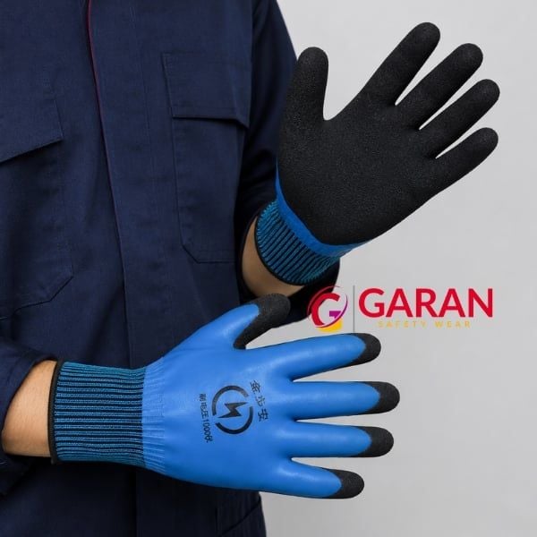 Găng tay phủ cao su cách điện 1000V