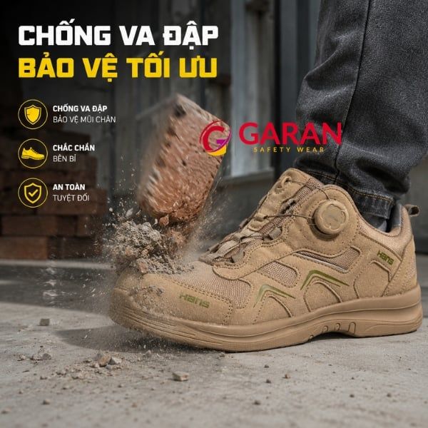Giày bảo hộ Hàn Quốc Hans HS-81 Camel