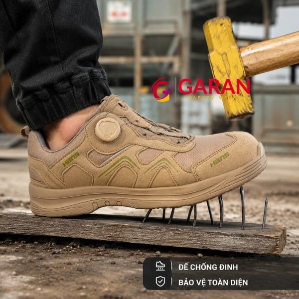 Giày bảo hộ Hàn Quốc Hans HS-81 Camel