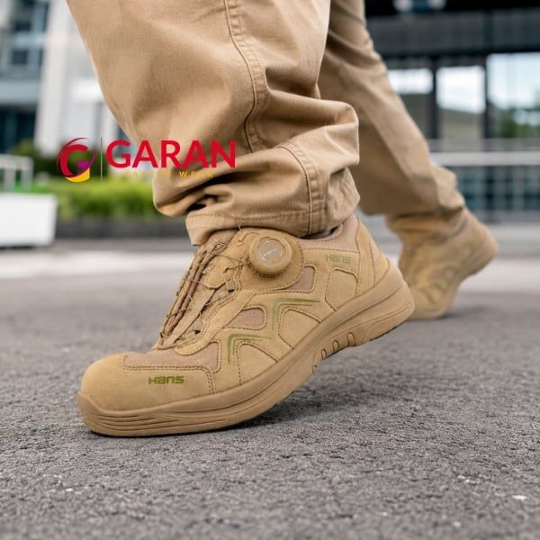 Giày bảo hộ Hàn Quốc Kiểu Dáng Thể Thao Hans HS-81 Camel