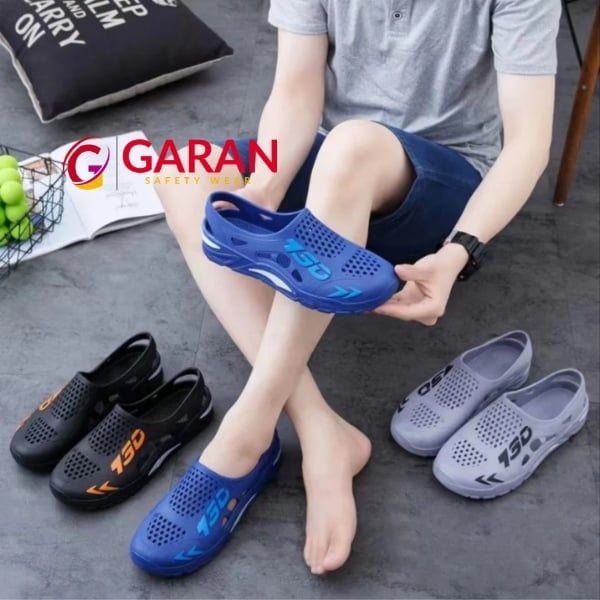 Giày lười nam nhựa PVC thể thao