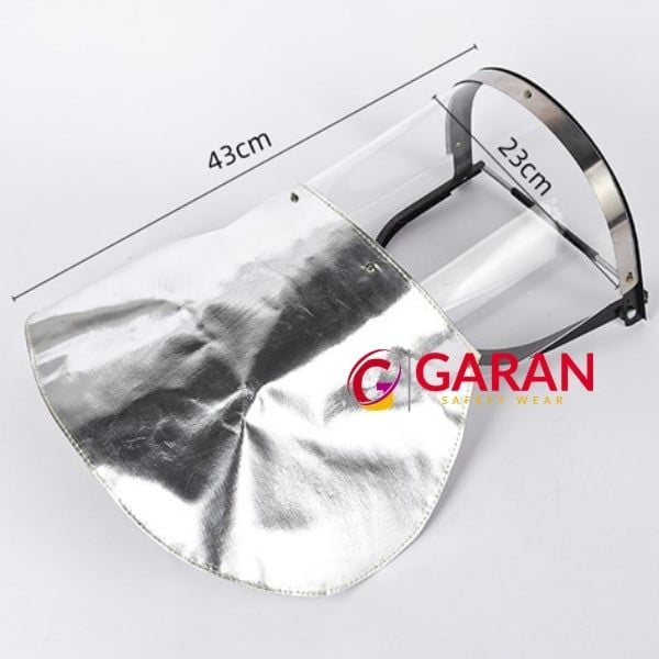 Mặt nạ chịu nhiệt tráng nhôm bảo vệ cổ