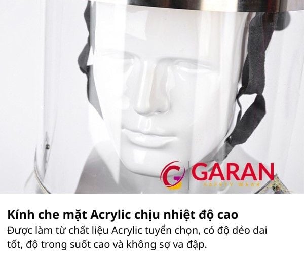 Mặt nạ chịu nhiệt tráng nhôm bảo vệ cổ