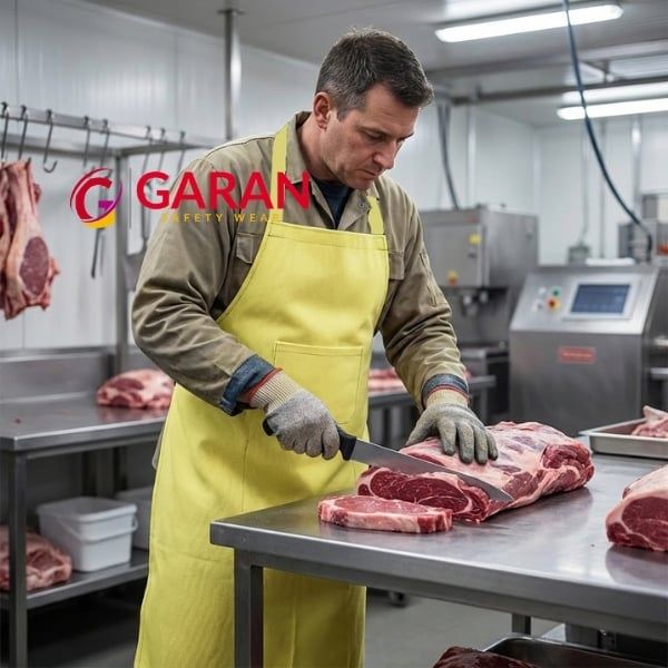 Tạp dề chống cắt Kevlar cấp độ 5