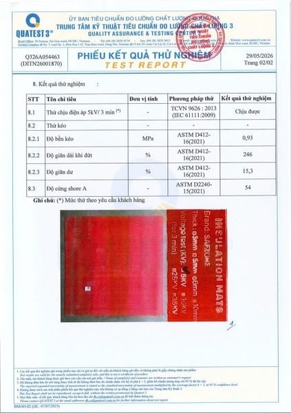 Thảm cao su cách điện Safzone 5KV