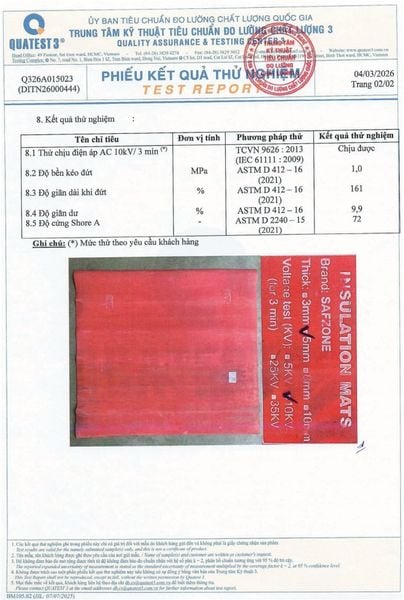 Bảng test cách điện 10KV