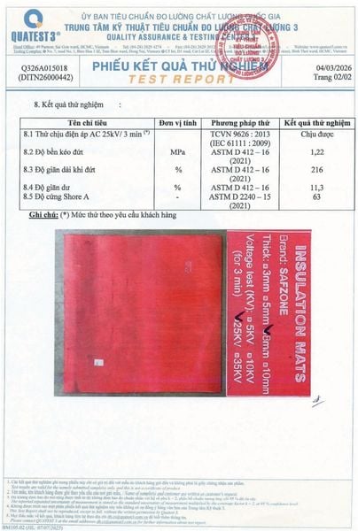 Bảng test cách điện 25KV