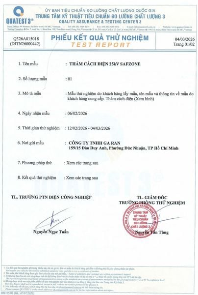 Bảng test cách điện 25KV