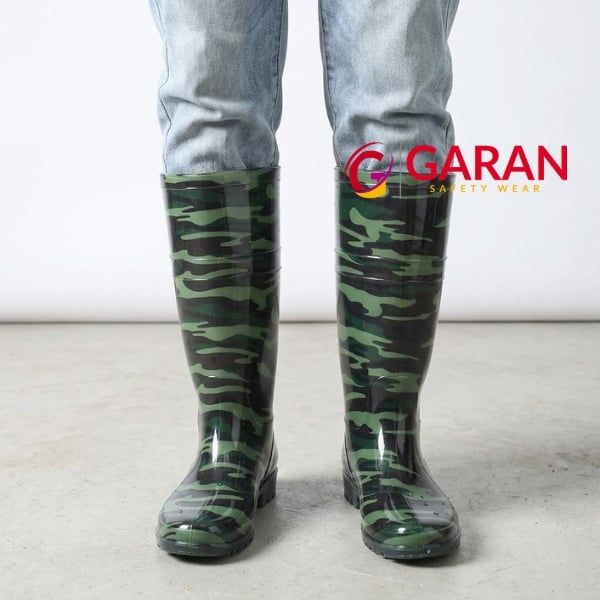 Ủng nhựa PVC TGP-016 màu rằn ri