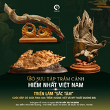 CHIÊM NGƯỠNG BỘ SƯU TẬP TRẦM CẢNH HIẾM CÓ TẠI TRIỂN LÃM “SẮC TÂM”