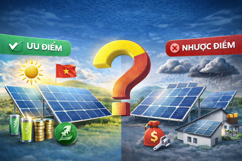 ƯU VÀ NHƯỢC ĐIỂM CỦA ĐIỆN NĂNG LƯỢNG MẶT TRỜI Ở VIỆT NAM LÀ GÌ?