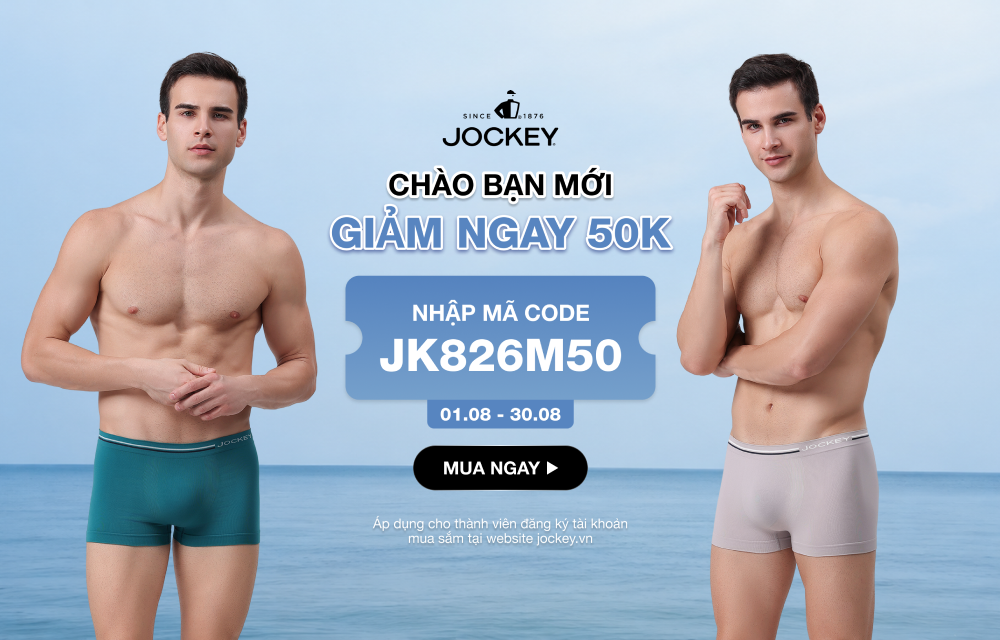 Đăng ký thành viên Jockey nhận ưu đãi 50K