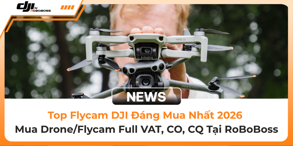 Top Flycam DJI Đáng Mua Nhất 2026: Nên Chọn Dòng Nào?