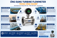 Ứng Dụng Turbine Flowmeter Trong Công Nghiệp