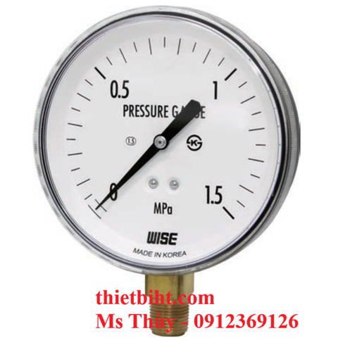 Hướng dẫn sử dụng đồng hồ áp suất chân đồng (Wise Hàn Quốc)