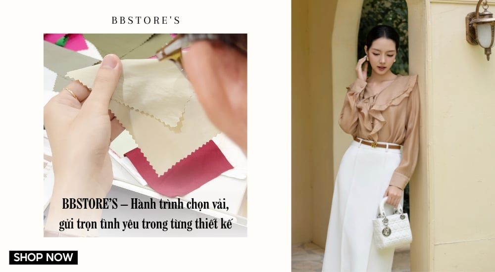 BBSTORE’S – Hành trình chọn vải, gửi trọn tình yêu trong từng thiết kế
