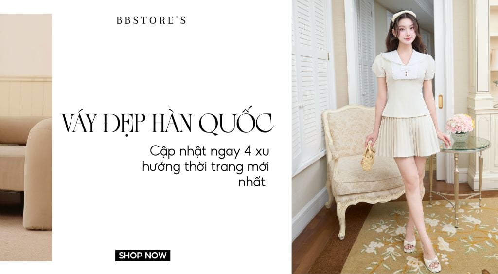 Váy đẹp Hàn Quốc - Cập nhật ngay 4 xu hướng thời trang mới nhất