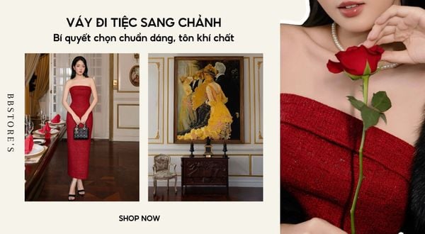 Váy đi tiệc sang chảnh: Bí quyết chọn chuẩn dáng, tôn khí chất