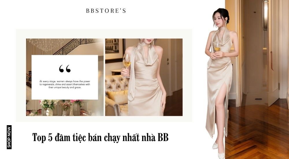 Top 5 đầm tiệc bán chạy nhất nhà BB