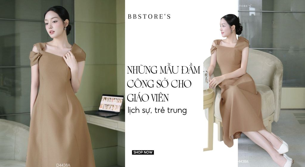 Những mẫu đầm công sở cho giáo viên được yêu thích nhất 2025