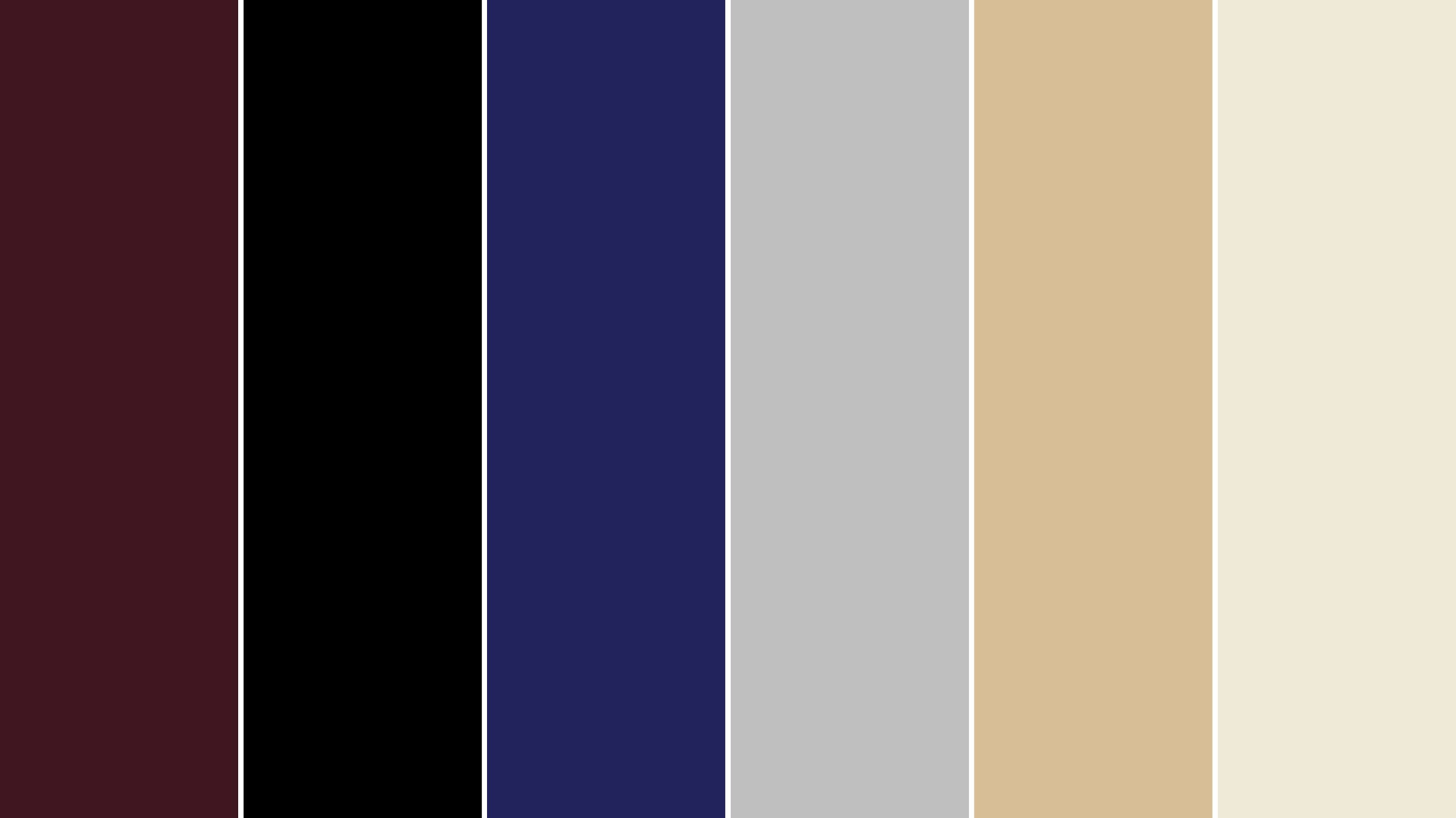 Một ảnh collage/bảng màu The Poetic&nbsp;, thể hiện các nhóm màu: Ivory | Sand | Navy | Black