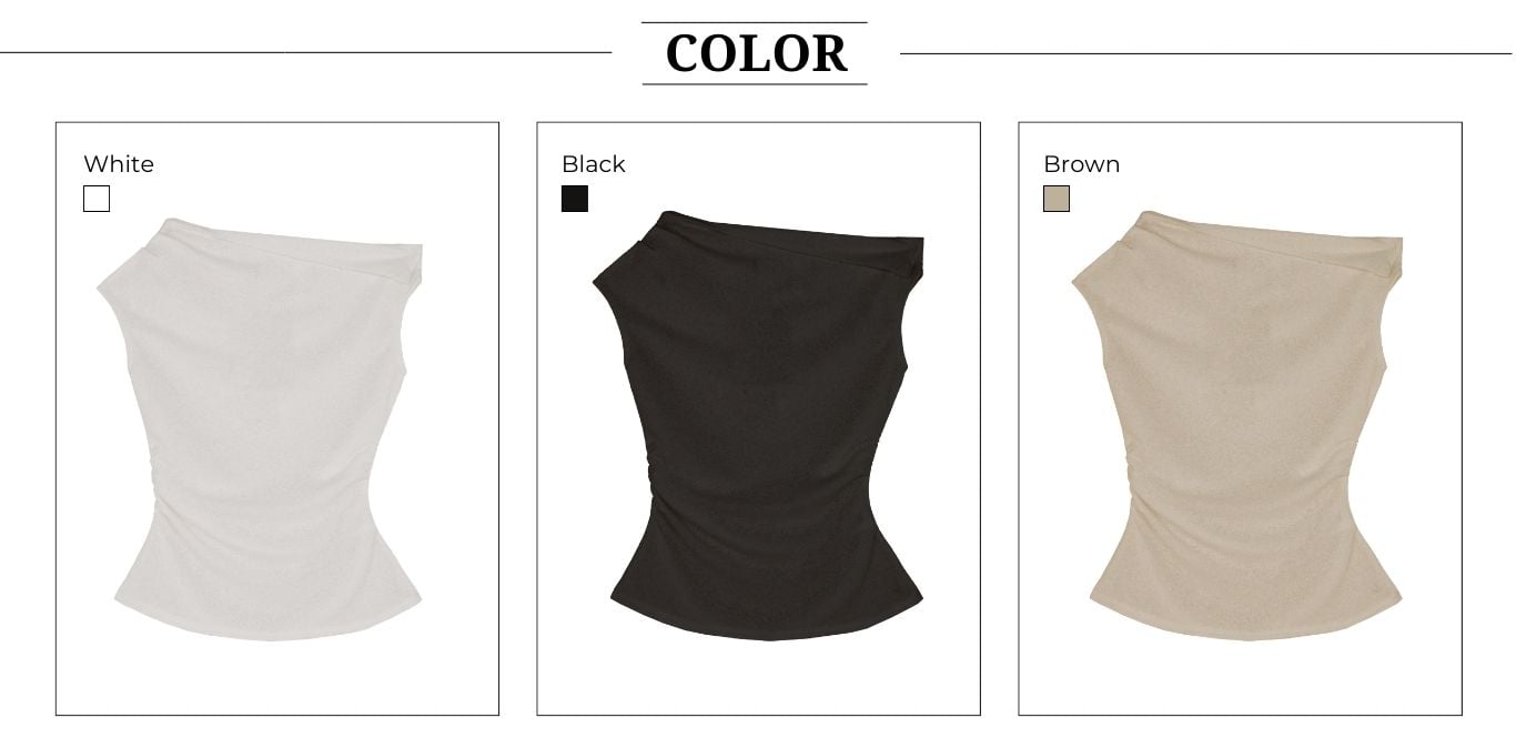 Áo kiểu dạo phố thun eo nhún vải AAB43T - Bảng màu