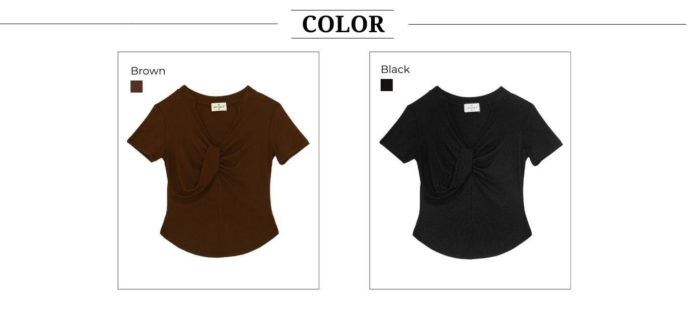 Áo dạo phố thun cổ V tay ngắn AAB45M - Bảng màu