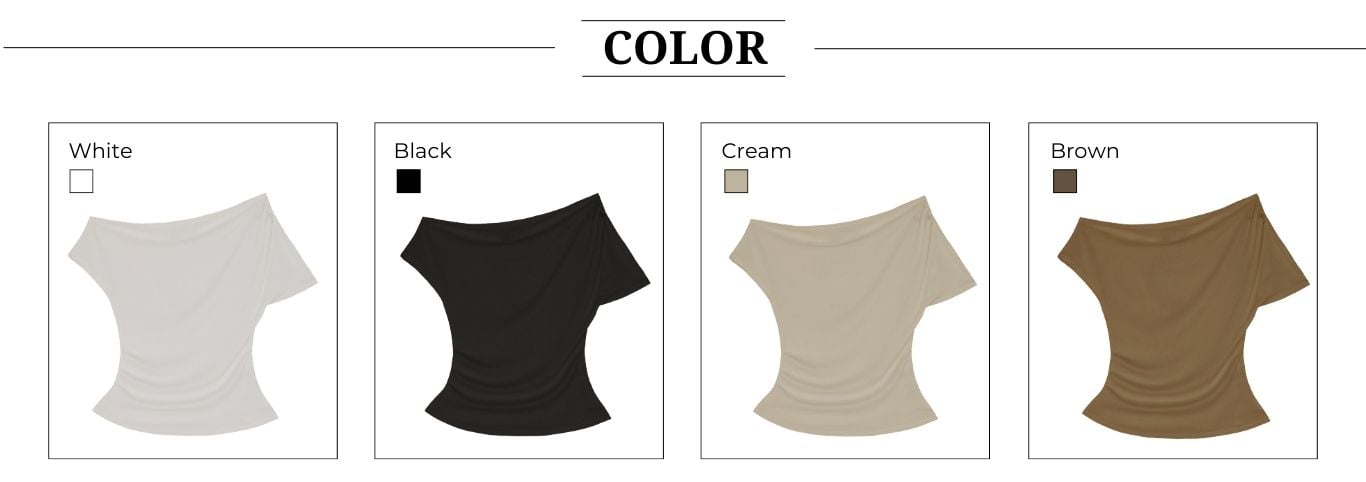 Áo dạo phố thun gân mịn tay ngắn AAB44T - Bảng màu