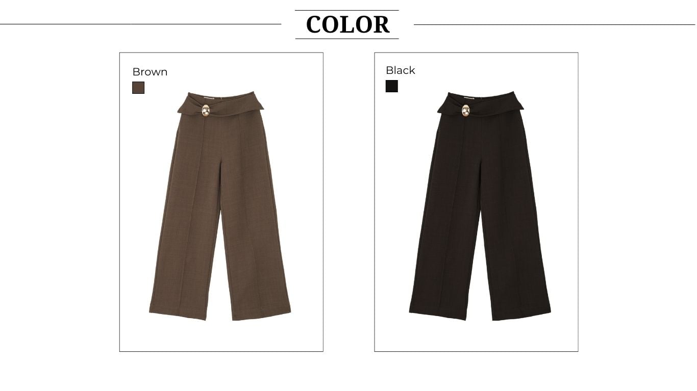 Quần suông công sở cotton dài QAB27M - Bảng màu