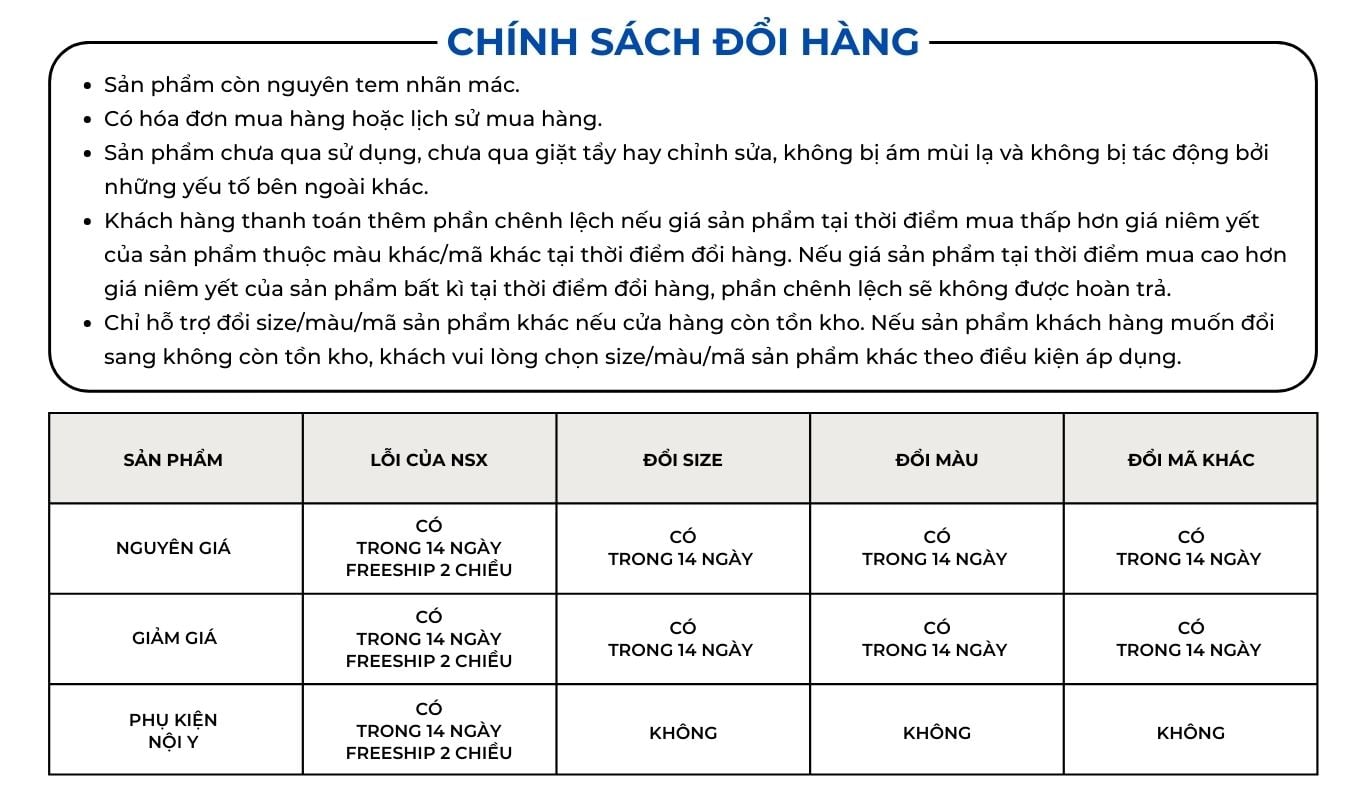 Đầm body tiệc thun dài dáng suông D4585B - Chính sách đổi trả
