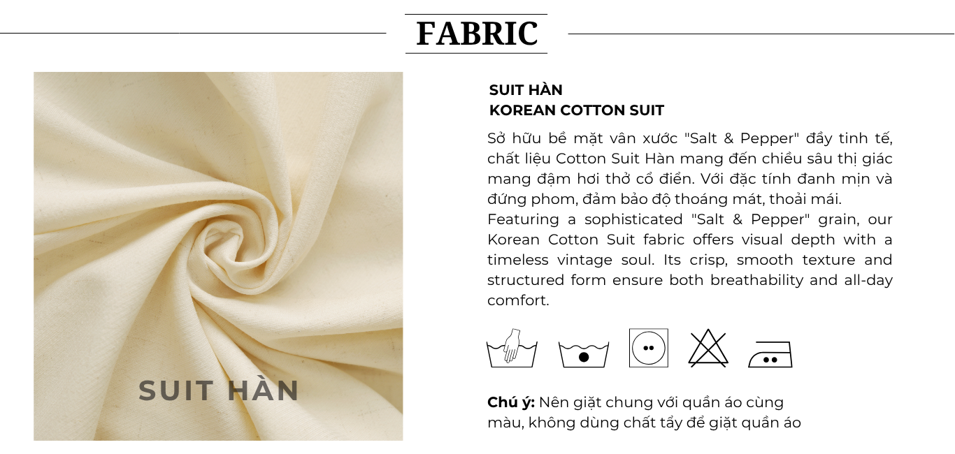 Chân váy công sở cotton dài xòe VAD63H - Chất liệu