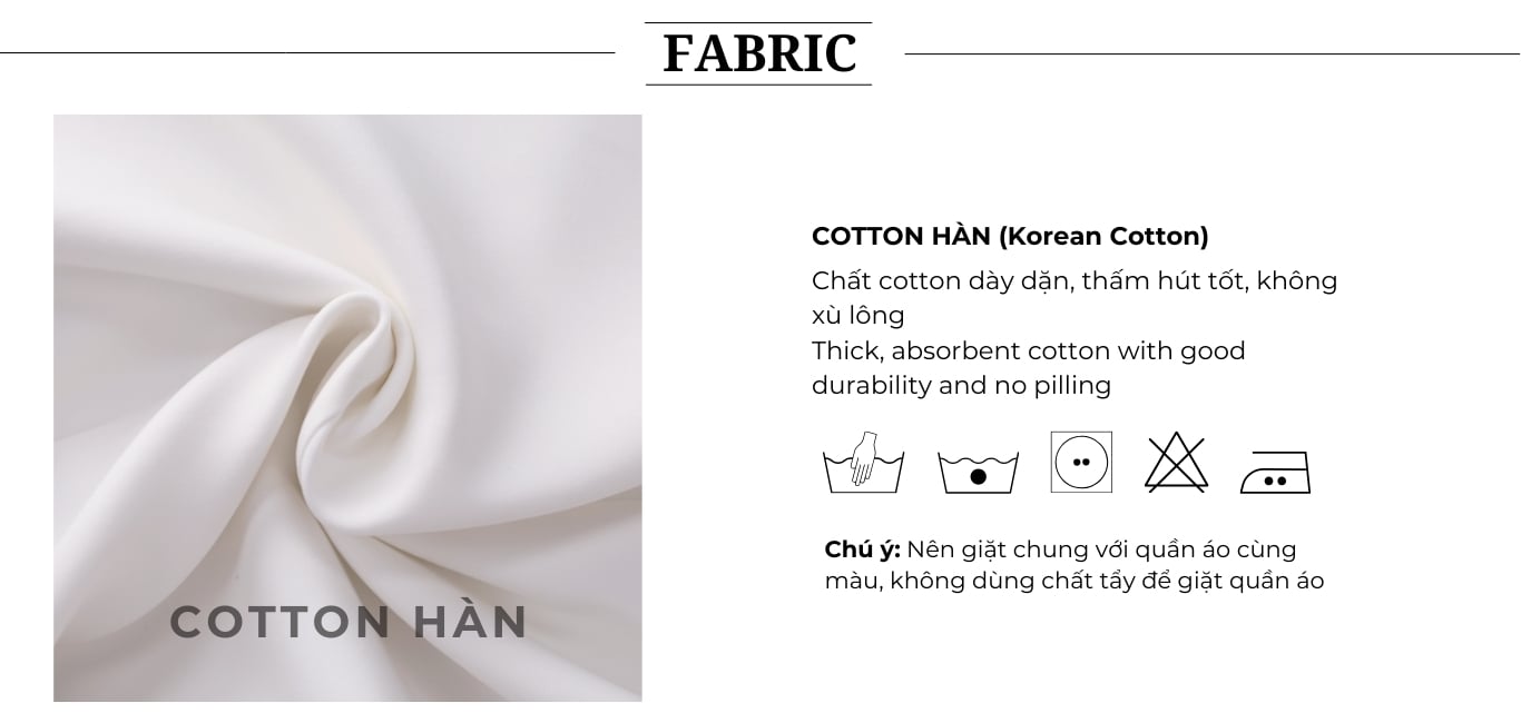 Chân váy suông công sở cotton dài VAA31A - Chất vải cotton