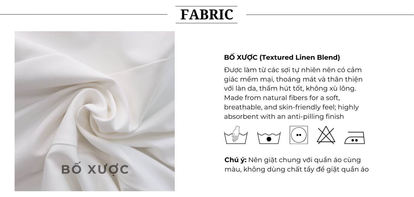 Đầm xòe công sở cotton dài cổ V DAA21B - Chất vải cotton