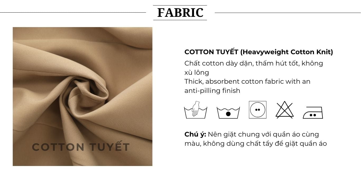 Đầm xòe công sở cotton dài cổ V DAB21A - Vải cotton