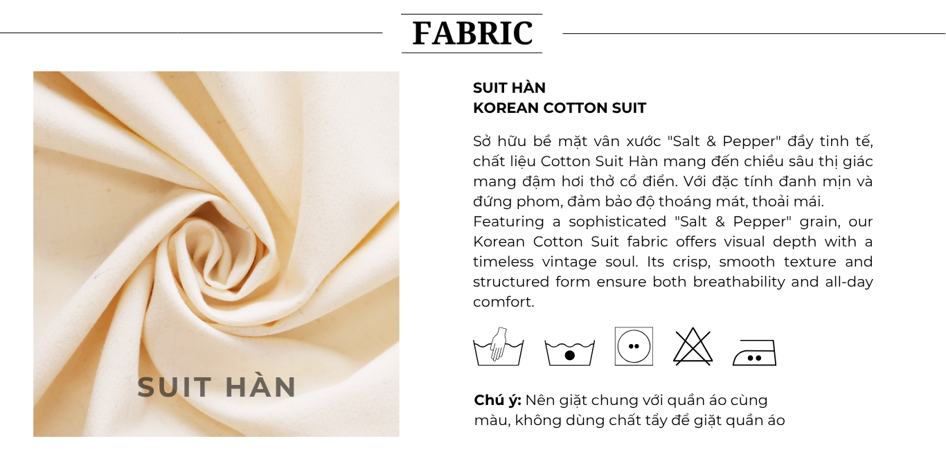 Đầm công sở cotton dài dập ly DAD61B - Chất liệu