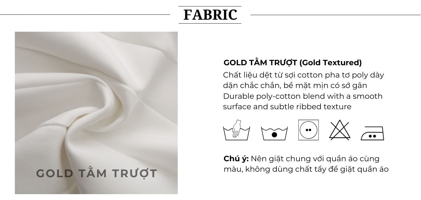 Áo kiểu tiệc cổ tròn vạt cong AAB05B - Chất vải