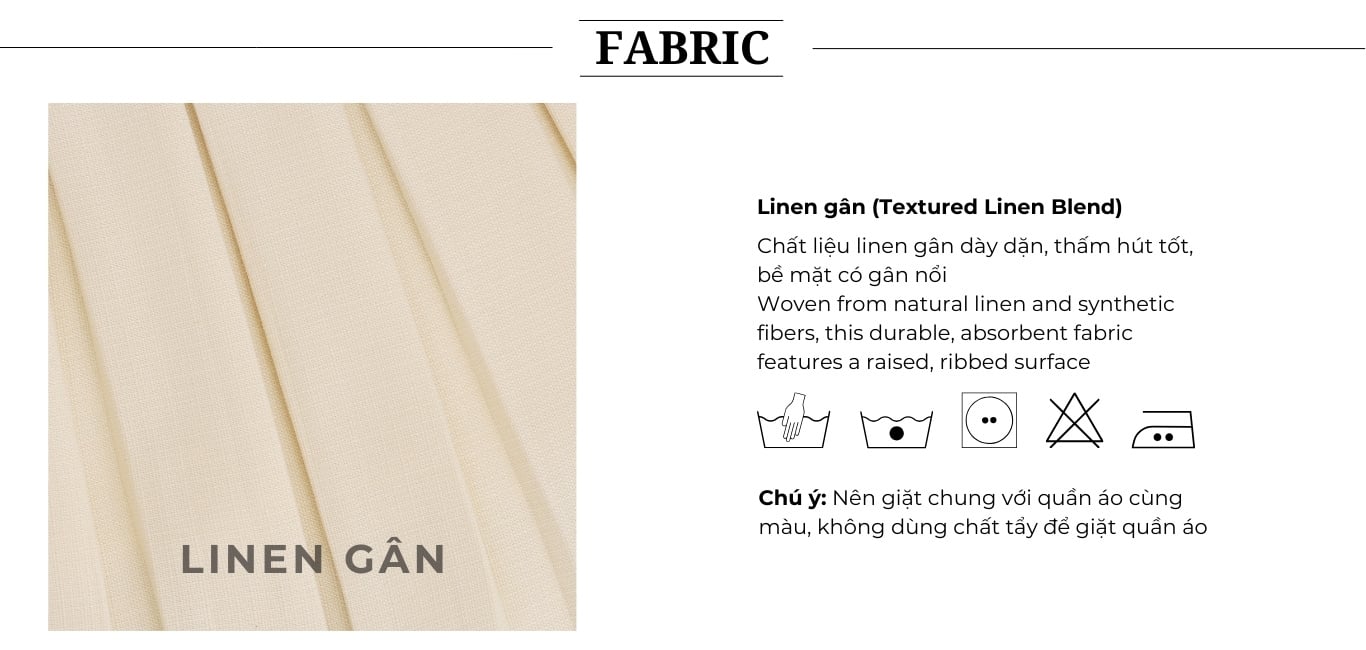 Đầm dự tiệc ngắn chữ A xếp ly D4234A - Chất vải linen