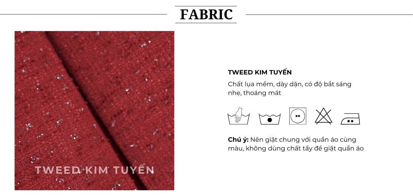 Đầm cúp ngực body tiệc Tweed dài D4589A - Chất vải tweed